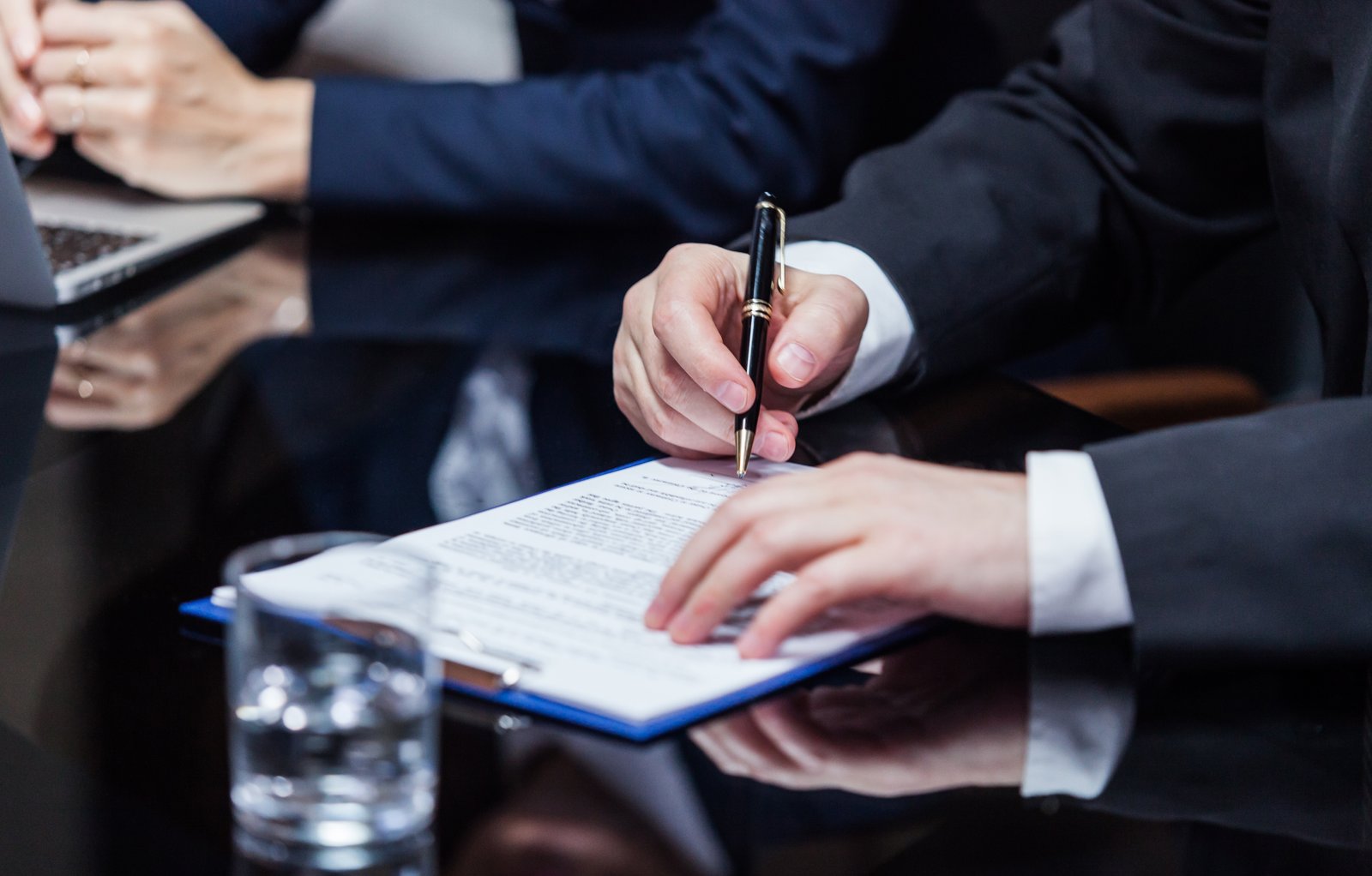 contract package, signing